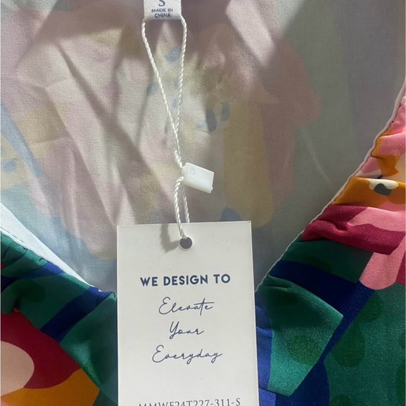 Floral Multicolor Women's Top - Picture 2 of 2